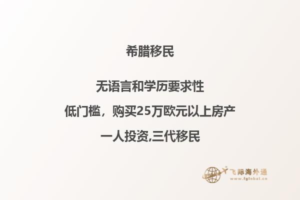 了解希腊购房移民规定