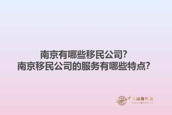 南京有哪些移民公司？南京移民公司的服务有哪些特点？1.jpg