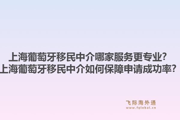 上海葡萄牙移民中介哪家服务更专业？上海葡萄牙移民中介如何保障申请成功率？