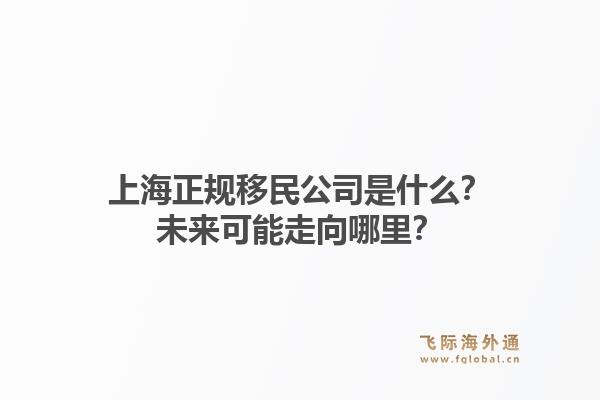 上海正规移民公司是什么？未来可能走向哪里？1.jpg
