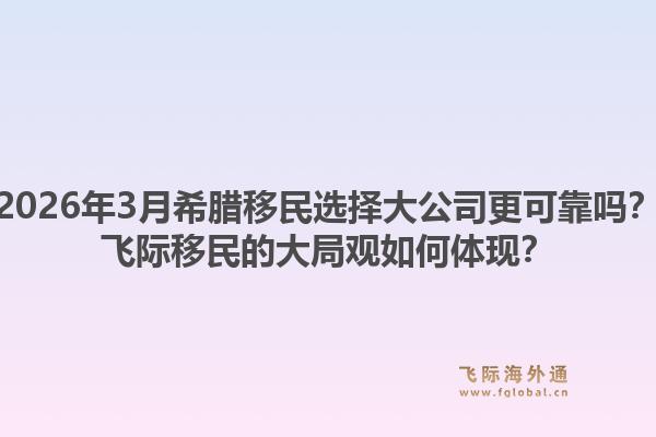 2026年3月希腊移民选择大公司更可靠吗？飞际移民的大局观如何体现？1.jpg